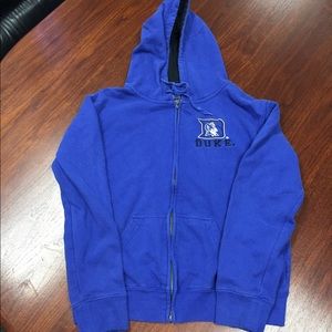 Duke XL Blue Zip-up Hoodie